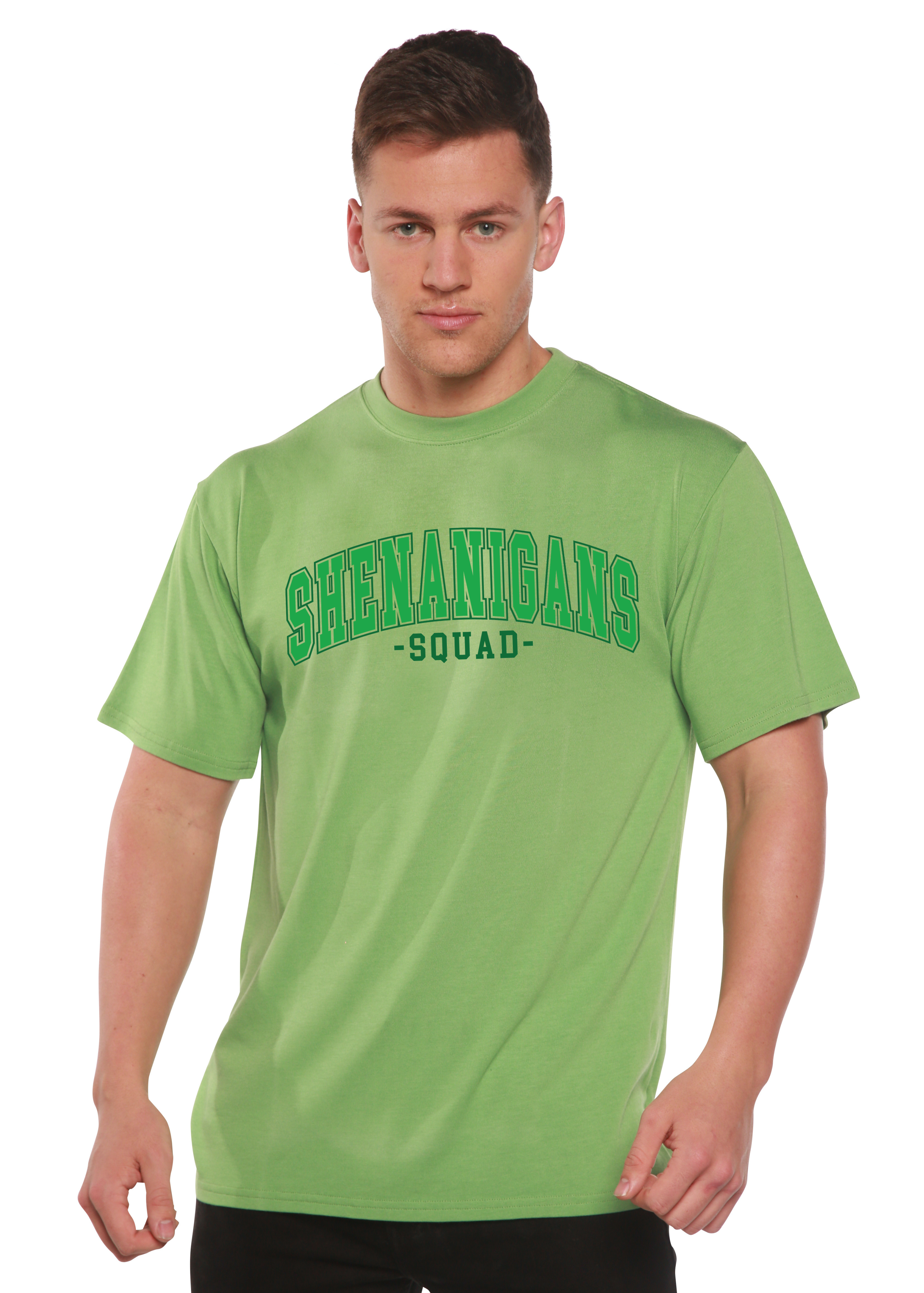 Camiseta Gráfica Unisex de Bambú/Algodón Shenanigans Squad