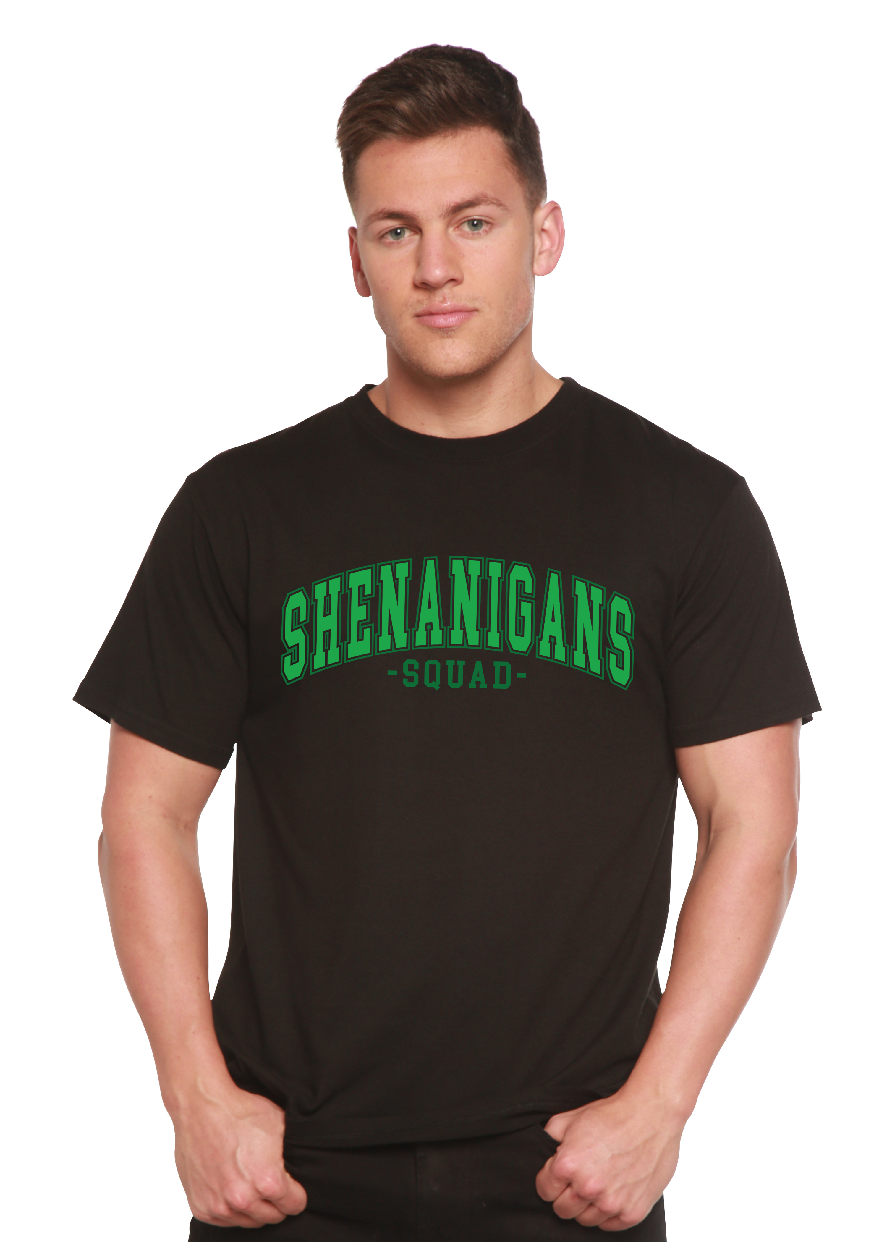 Camiseta Gráfica Unisex de Bambú/Algodón Shenanigans Squad