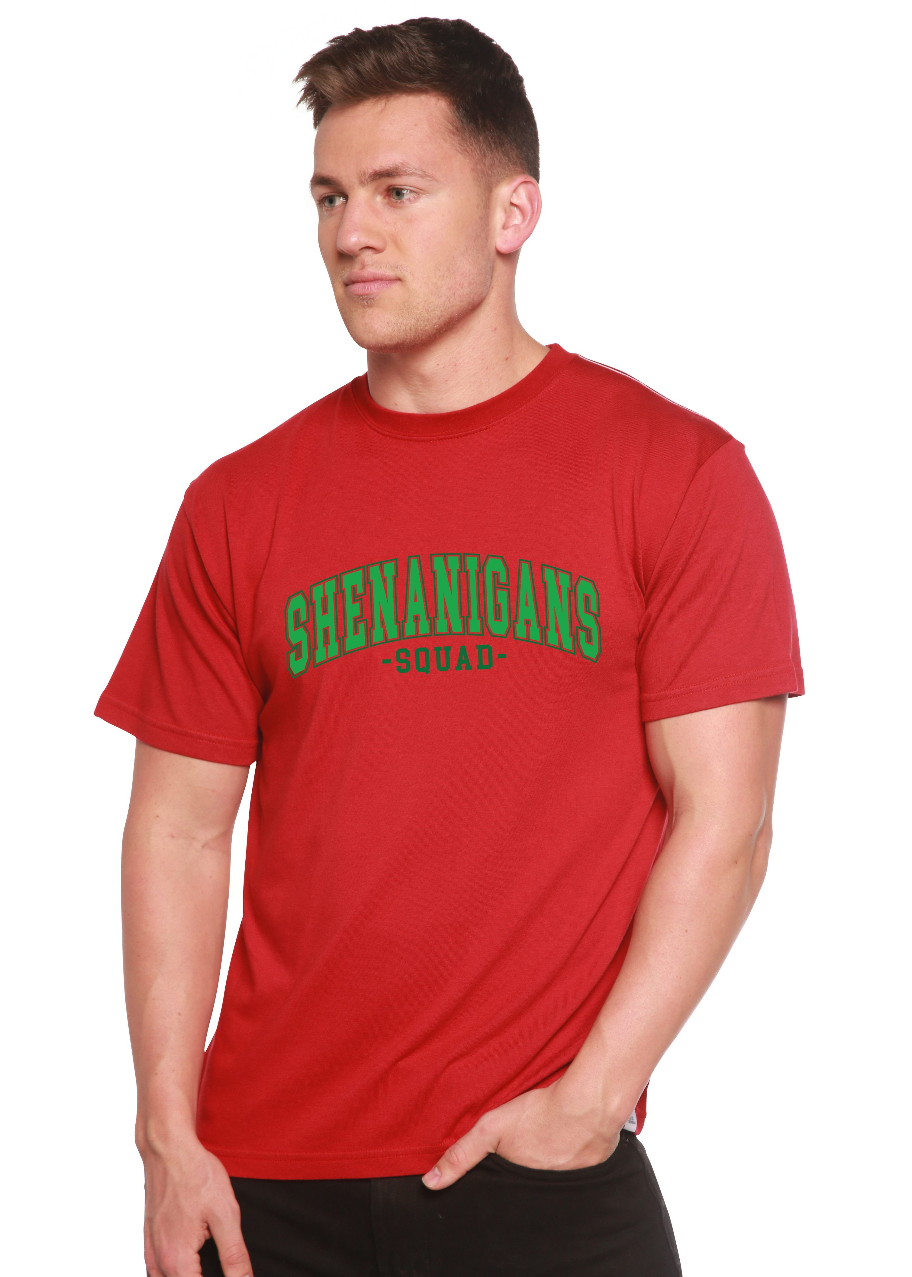 Camiseta Gráfica Unisex de Bambú/Algodón Shenanigans Squad