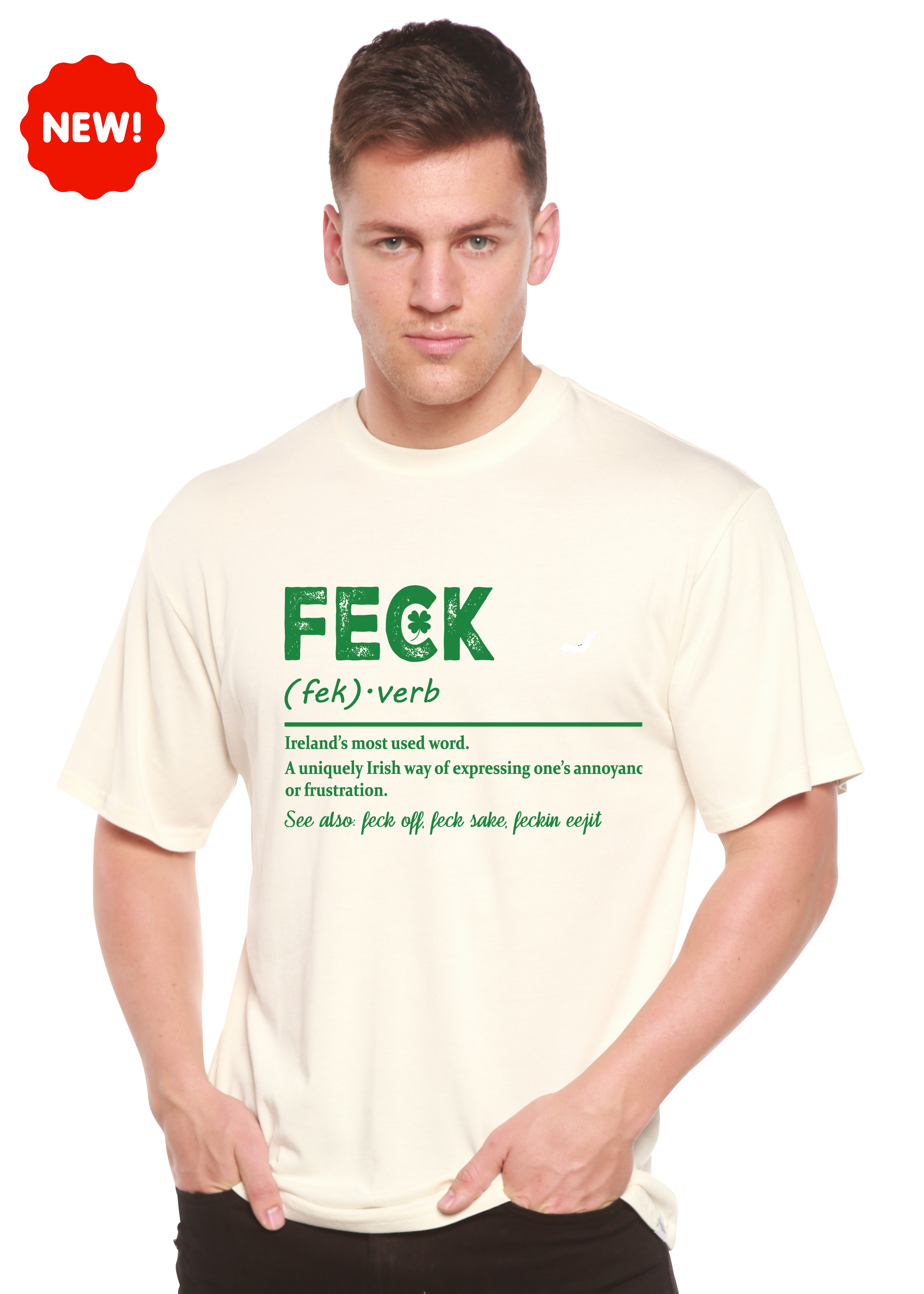 Camiseta Gráfica Unisex de Bambú/Algodón "Feck Irish St Patricks Day"
